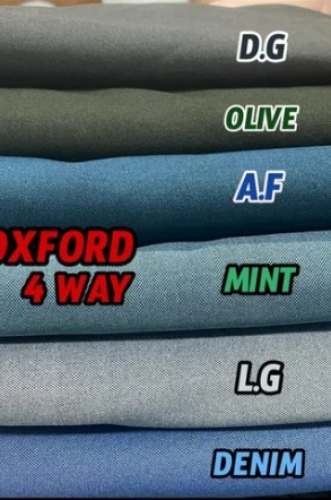 Poly Spandex Lycra Knitted Denim Fabric 