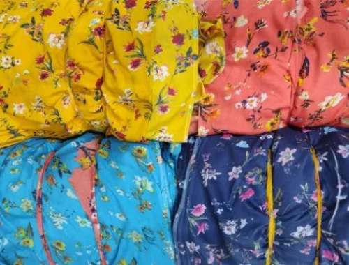 Micro Print Garment Fabric by Udhna Textile Weaving Mills