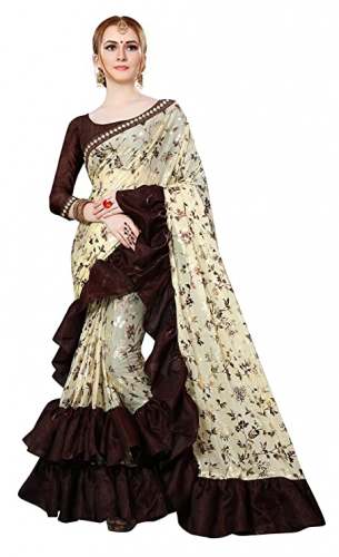 Buy Georgette Saree By Magneitta Brand by Magneitta Enterprise