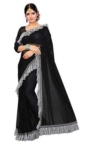 Get Magneitta Brand Lycra Saree For Ladies by Magneitta Enterprise