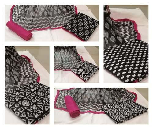 Batik print dress material