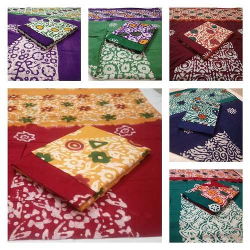 cotton wax dress material