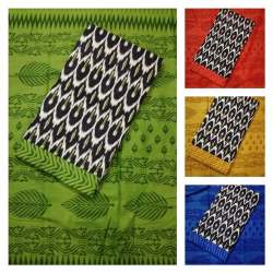 Ikkat designer print material