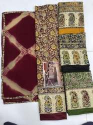 Kalamkari printed suit material