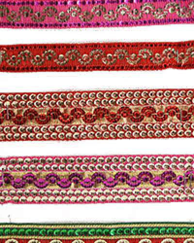 Fancy Zari Border by Shakti lace