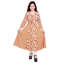 Yash Gallery  Cotton Flare Anarkali Kurta